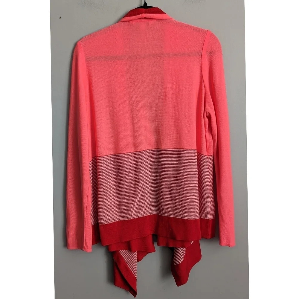 Exclusively Misook Striped Draped Cardifan - Picture 2 of 6
